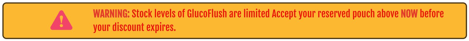 GlucoFlush - WARNING